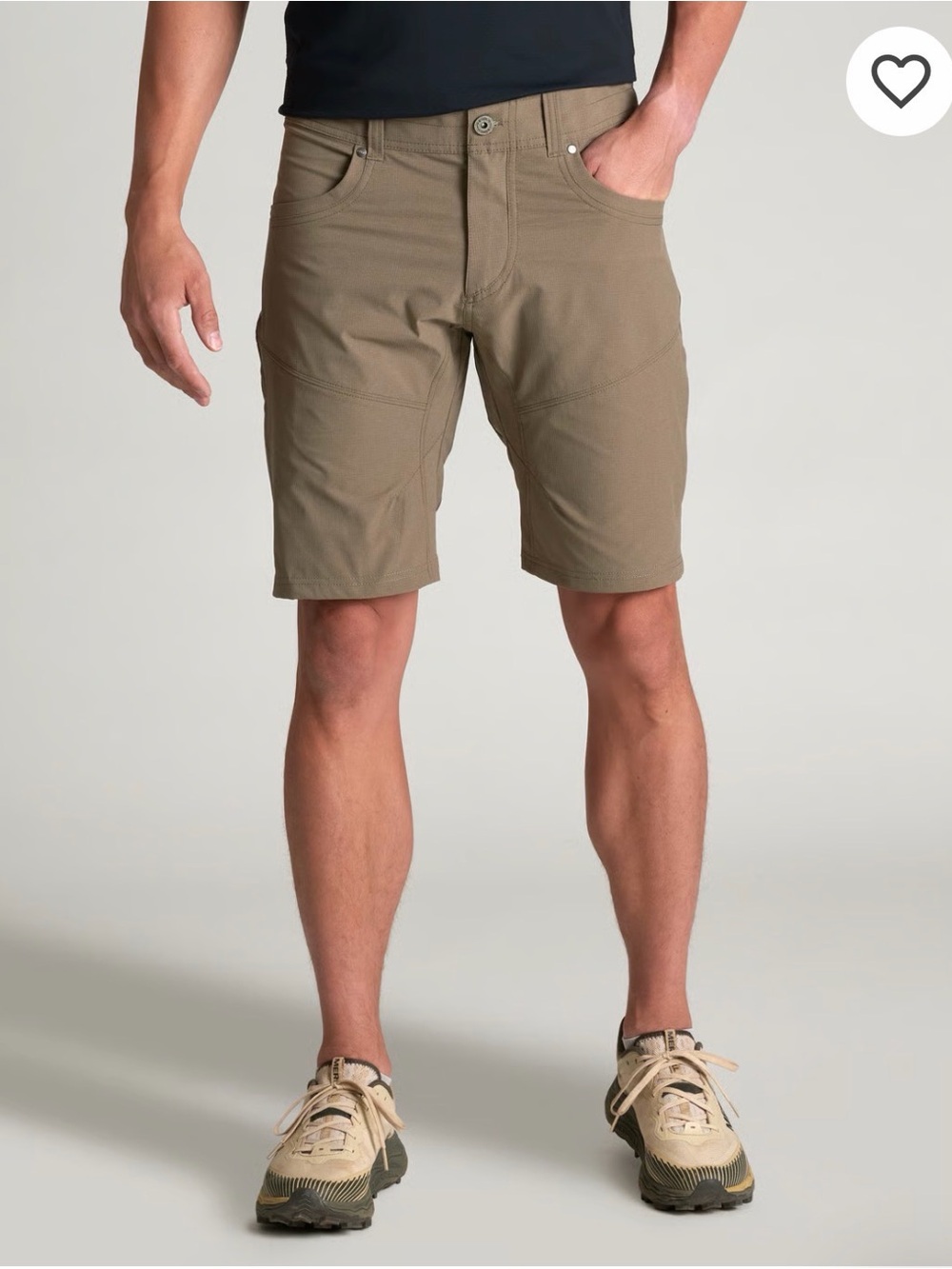 Kuhl Men’s Outdoor Khaki Silencr Kargo Hiking Shorts Size 40